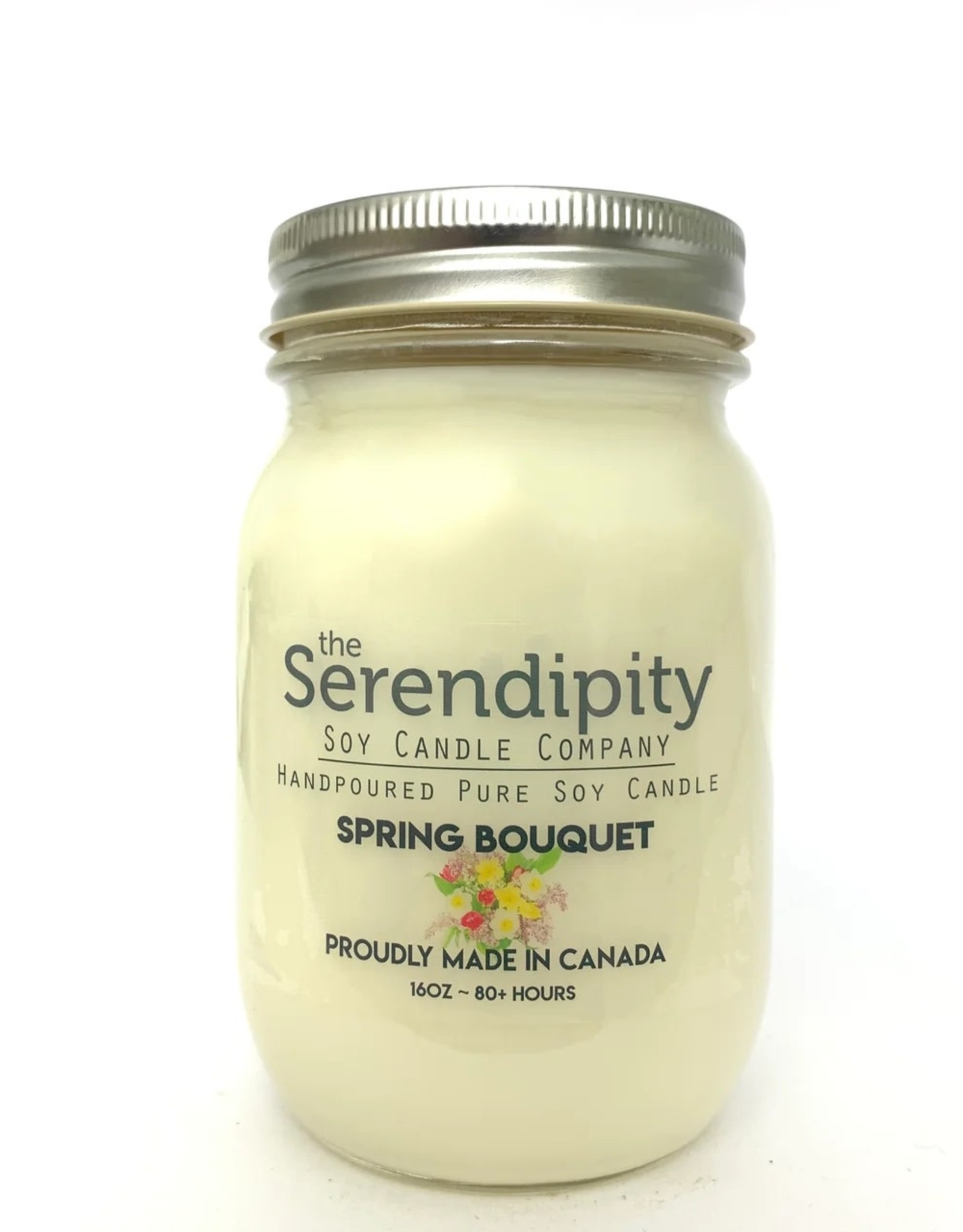 Serendipity Soy Candles 16oz Jar Candle - Spring Bouquet