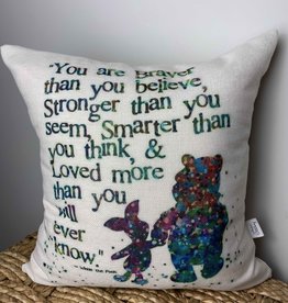 You Are Braver pillow