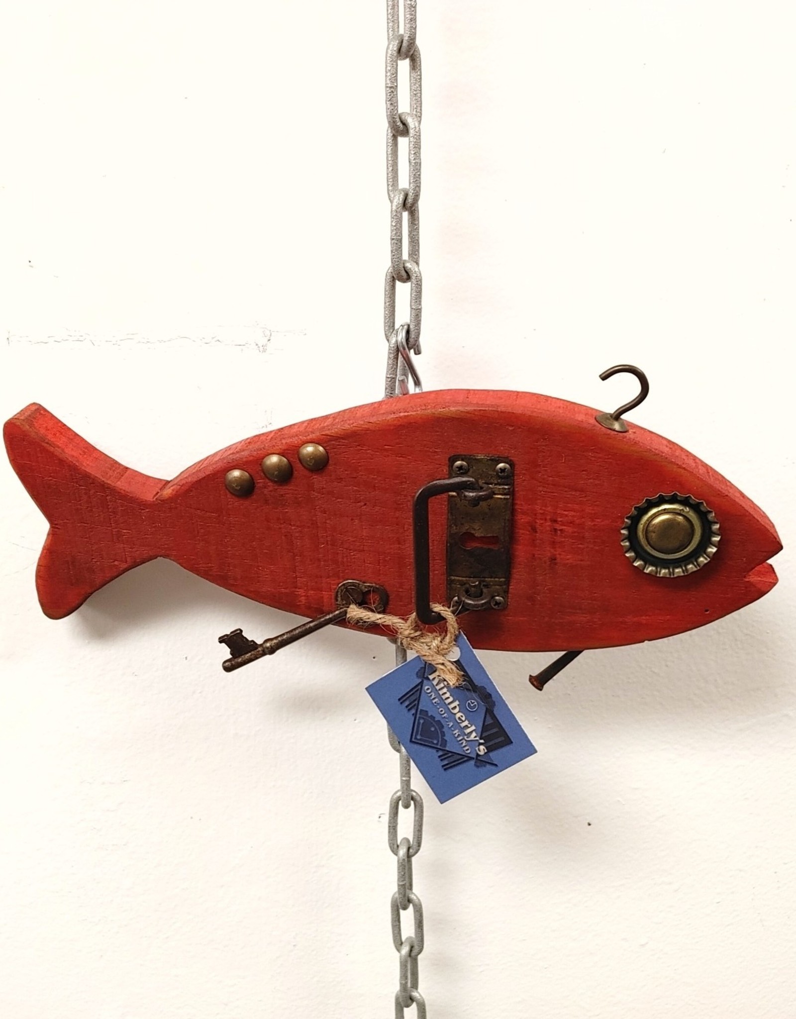 Whimsical Wooden Fish - various colours