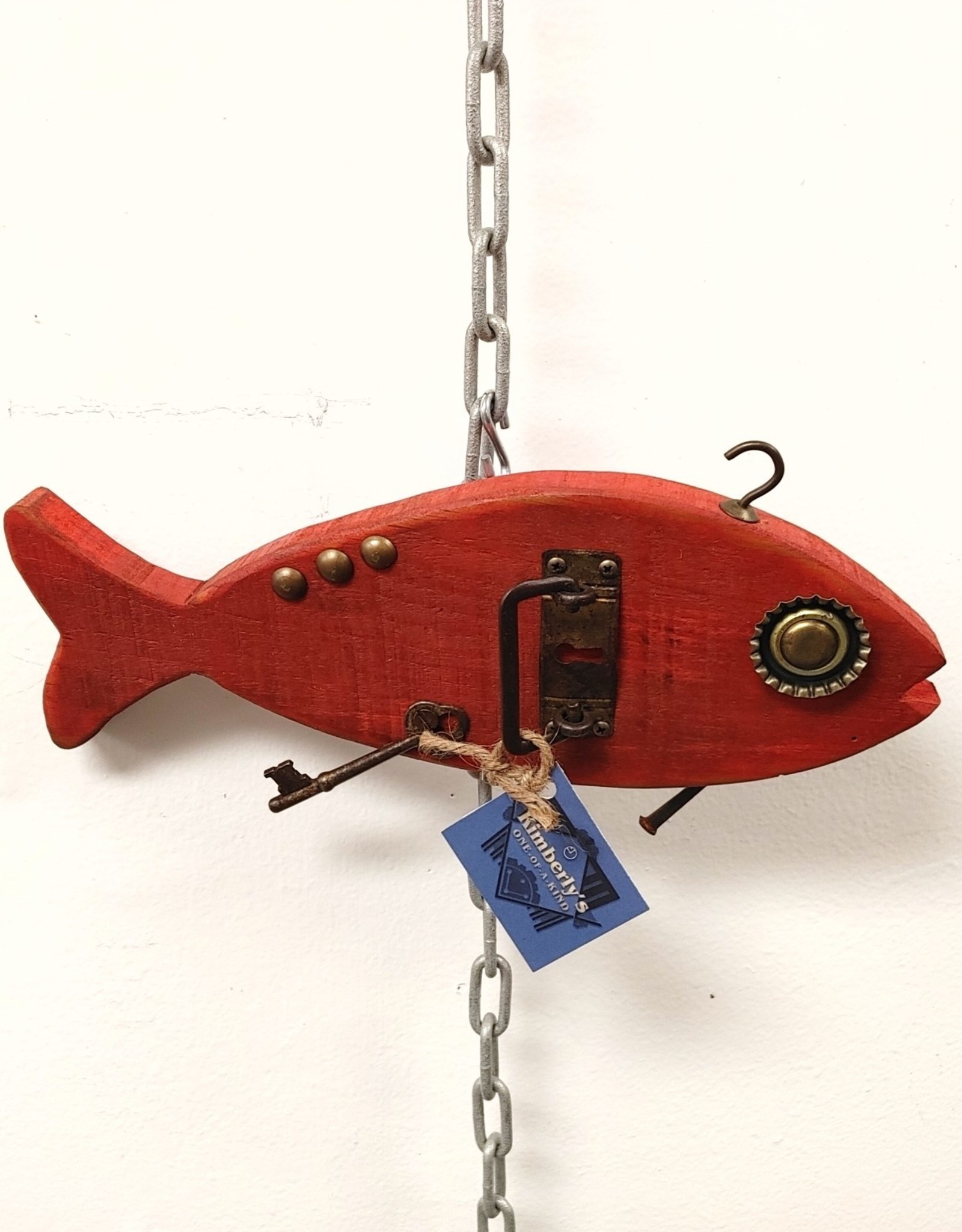 Whimsical Wooden Fish