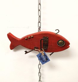 Whimsical Wooden Fish