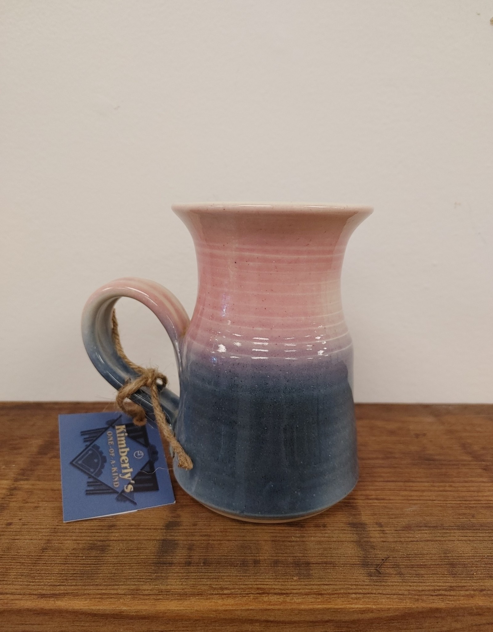 Pottery Mug -blue/pink