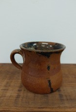 Small Brown Pottery Mug