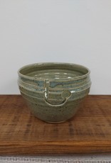 Pottery Yarn Bowl Holder signed D. Grant