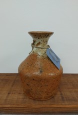 Brown Speckled Pottery Vase
