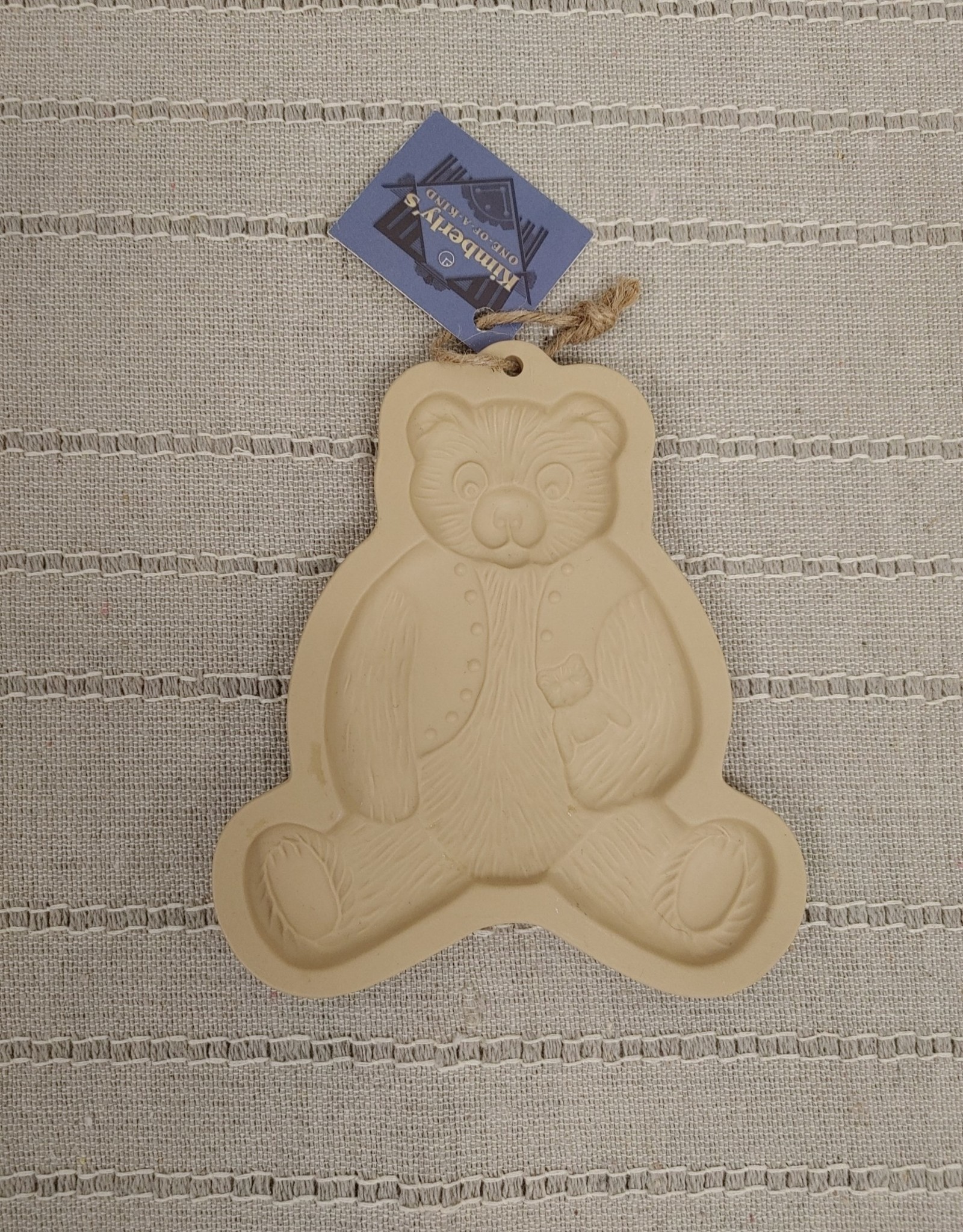 Teddy Bear Brown Bag Cookie Art Mold 1984