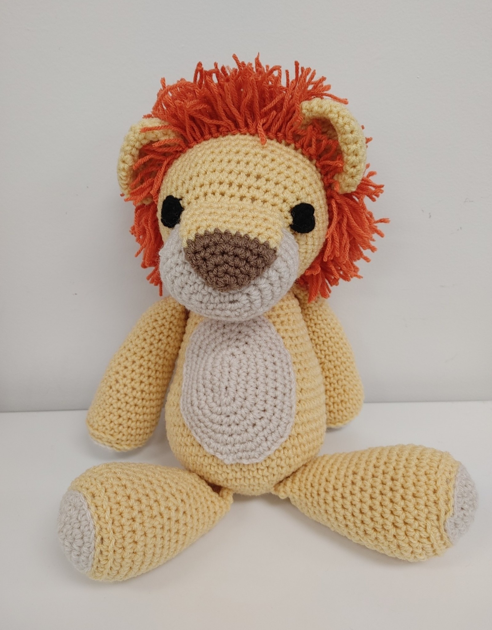 Crocheted Large Stuffie - Lion