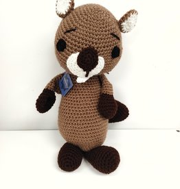 Crocheted Large Stuffie - Beaver