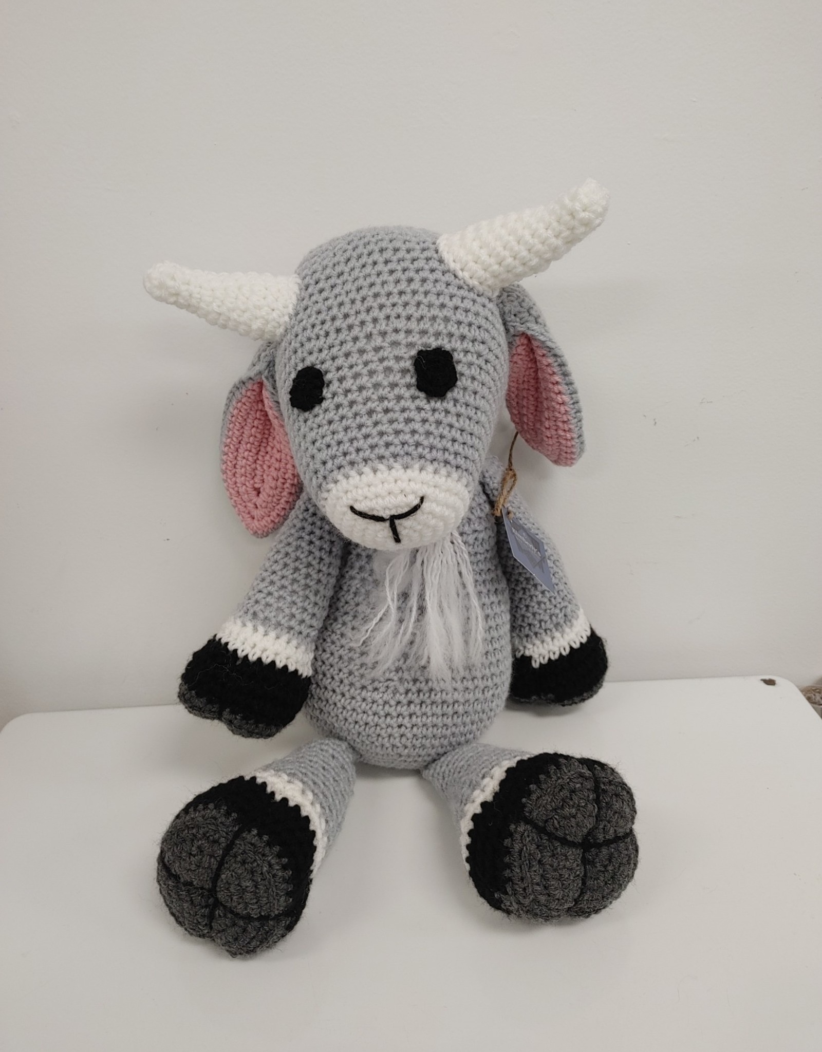 Crocheted Large Stuffie - Goat