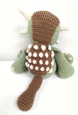 Crocheted Large Stuffie - Ankylosaurus