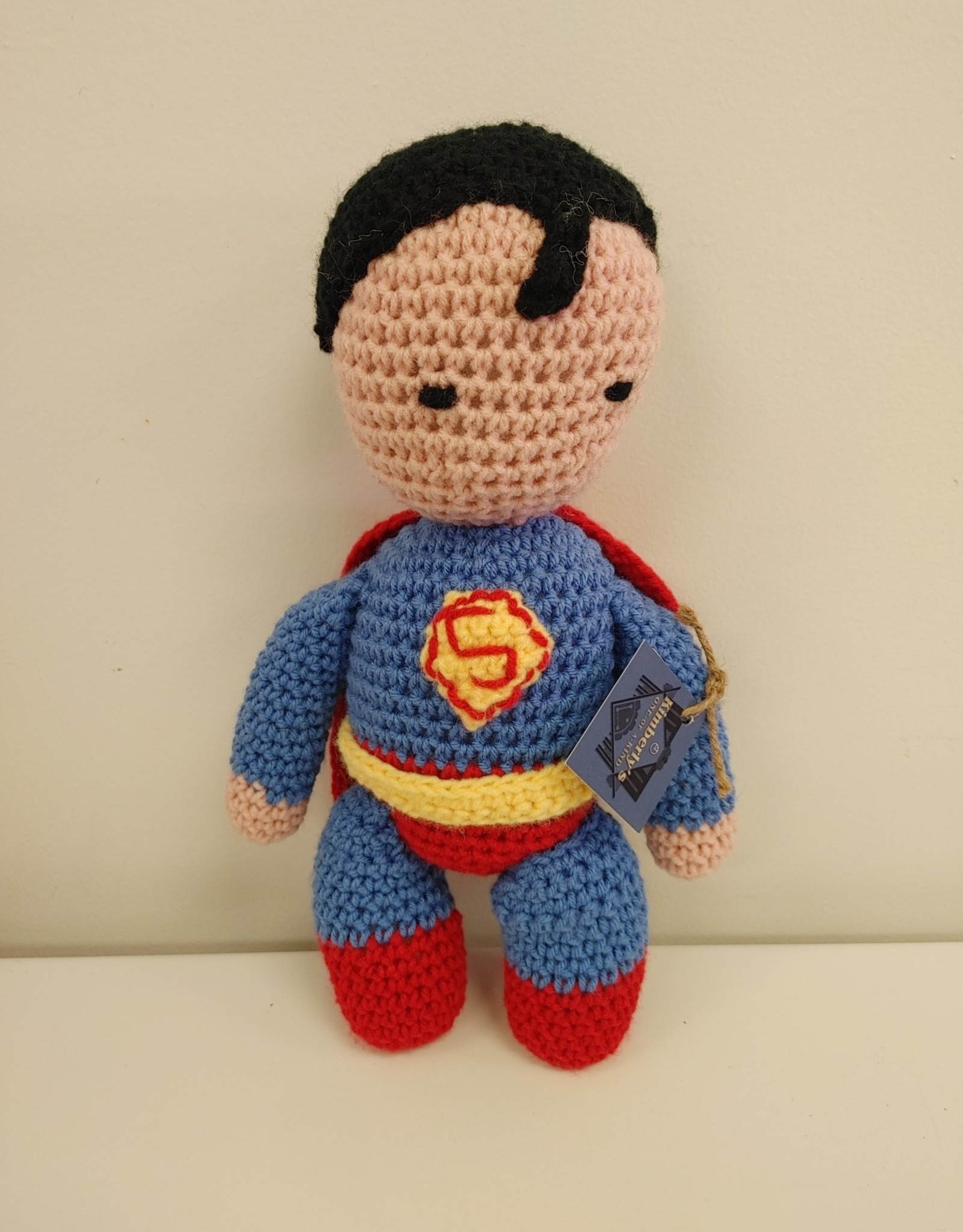 Crocheted Medium Stuffie - Superman