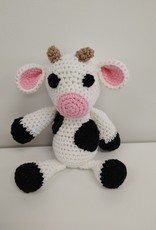 Crocheted Small Stuffie - Cow