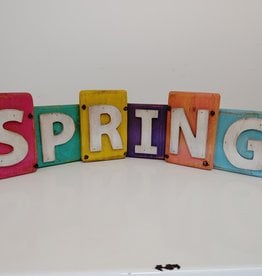Spring Sign - letters