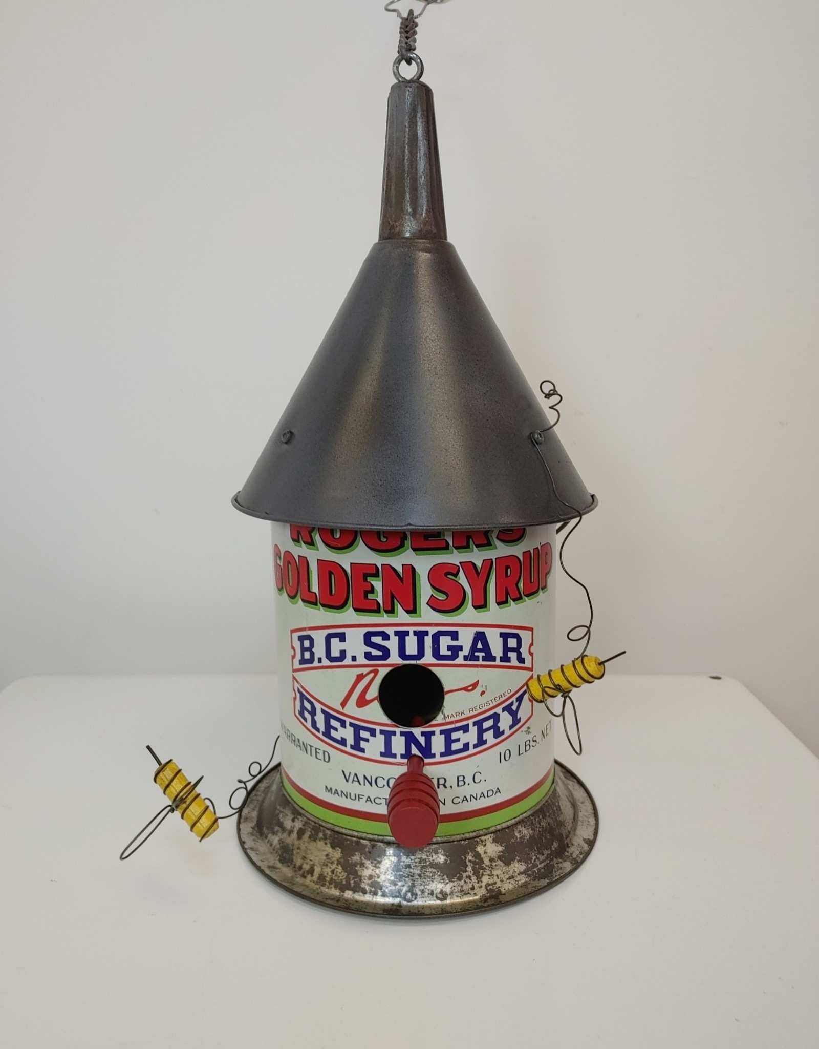 Large Rogers' Golden Syrup Birdhouse