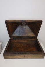 Vintage Wooden  Pyramid Box