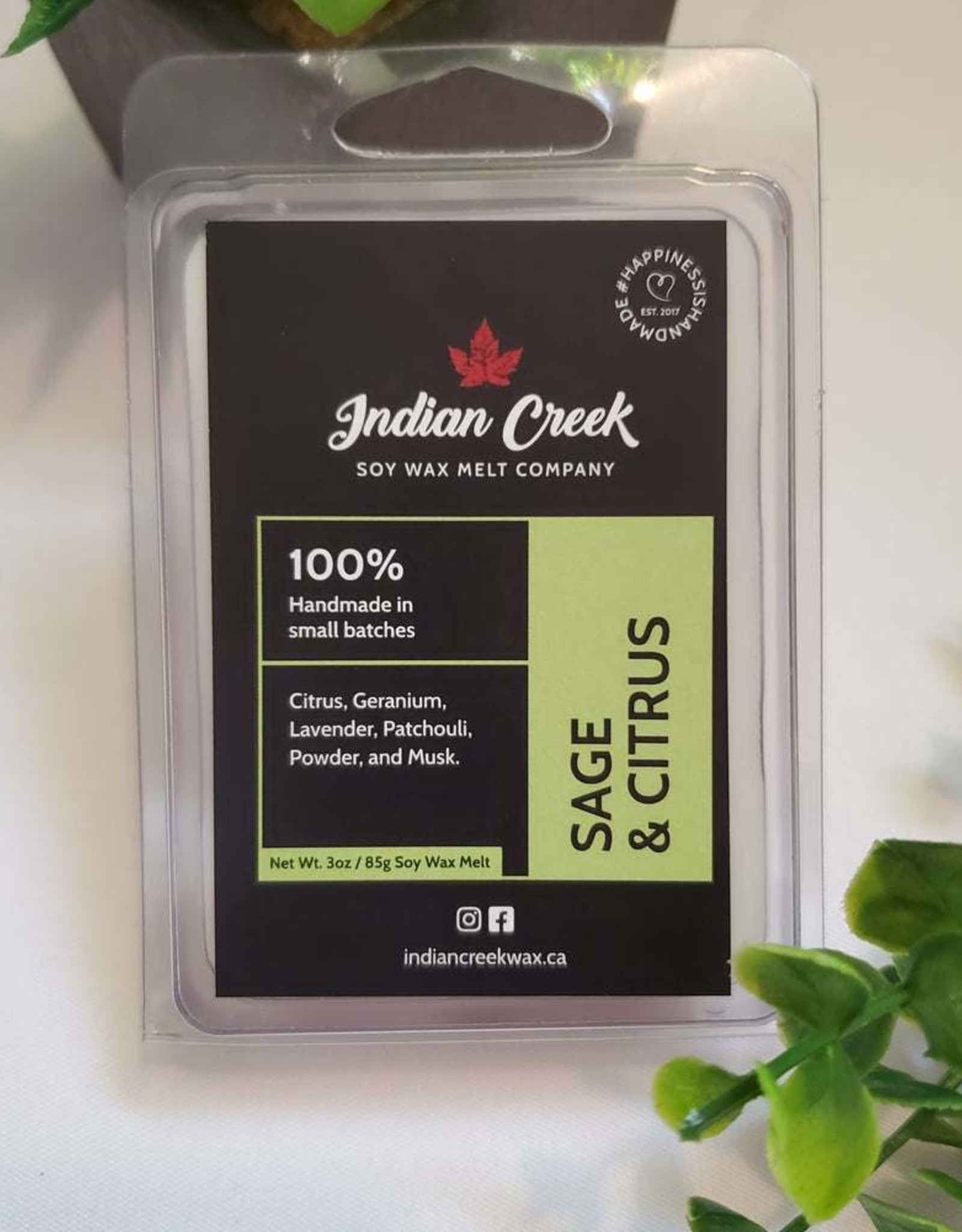 Soy Wax Melts Sage & Citrus