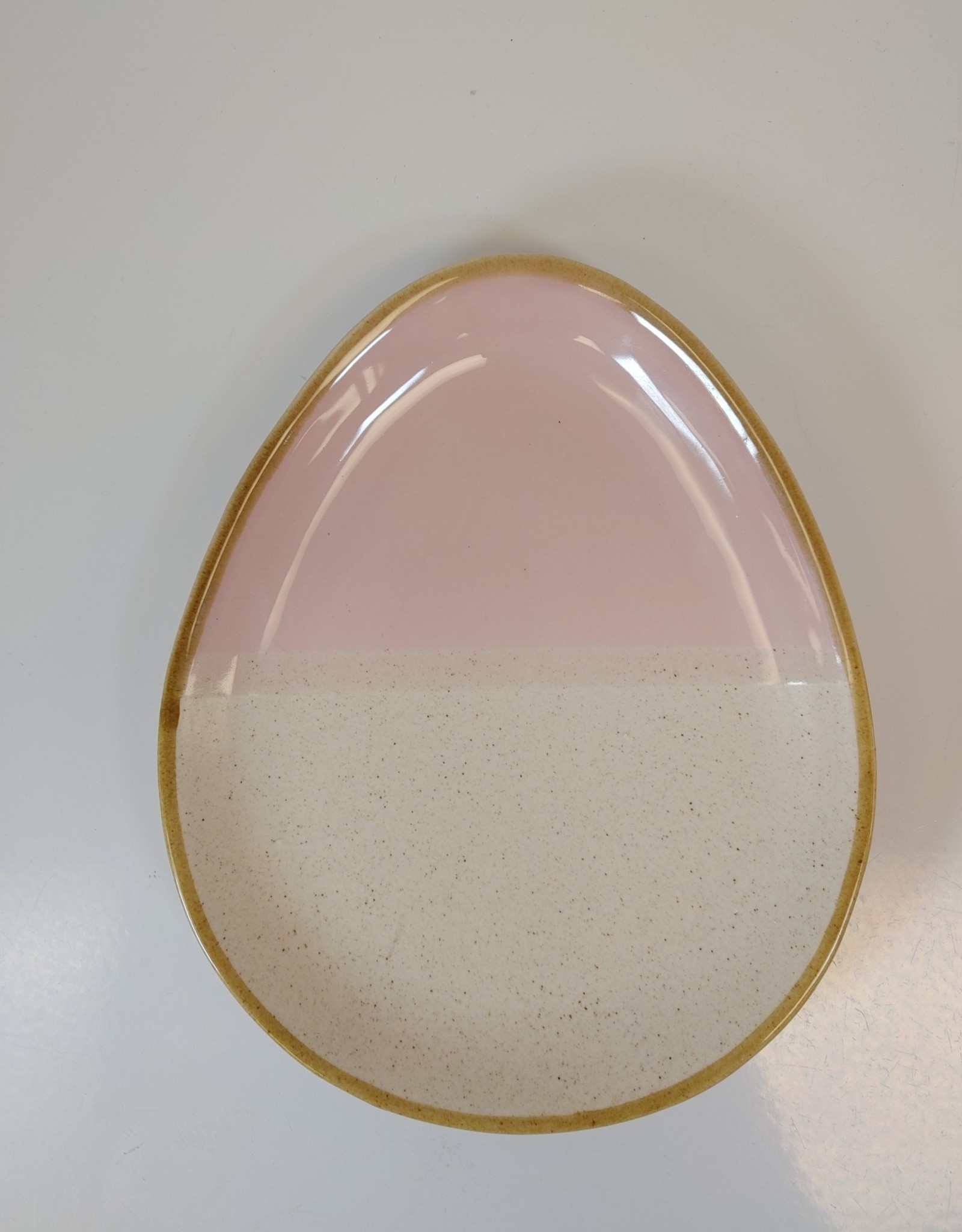 Large Egg Shaped Plate - Portugal