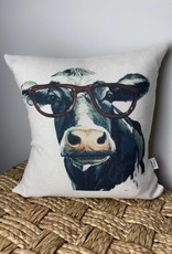 Cow w/Glasses Pillow
