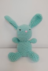 Crocheted Small Stuffie - Green Bunny