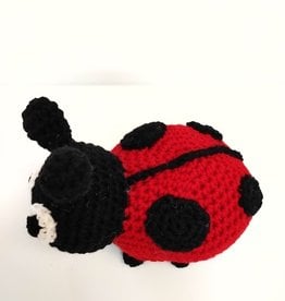 Crocheted Small Stuffie - Ladybug