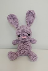 Crocheted Small Stuffie - Purple Bunny