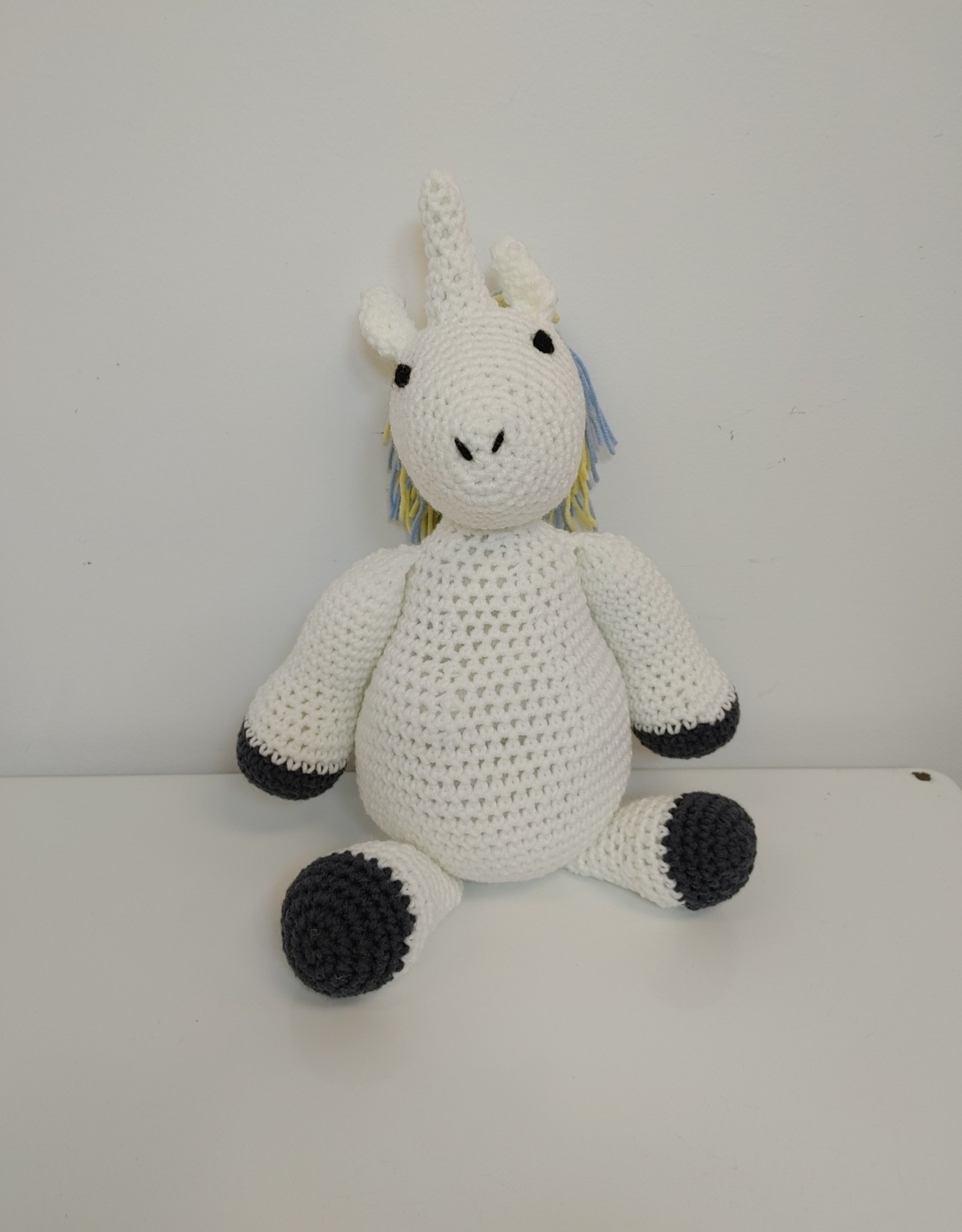 Crocheted Medium Stuffie - Unicorn