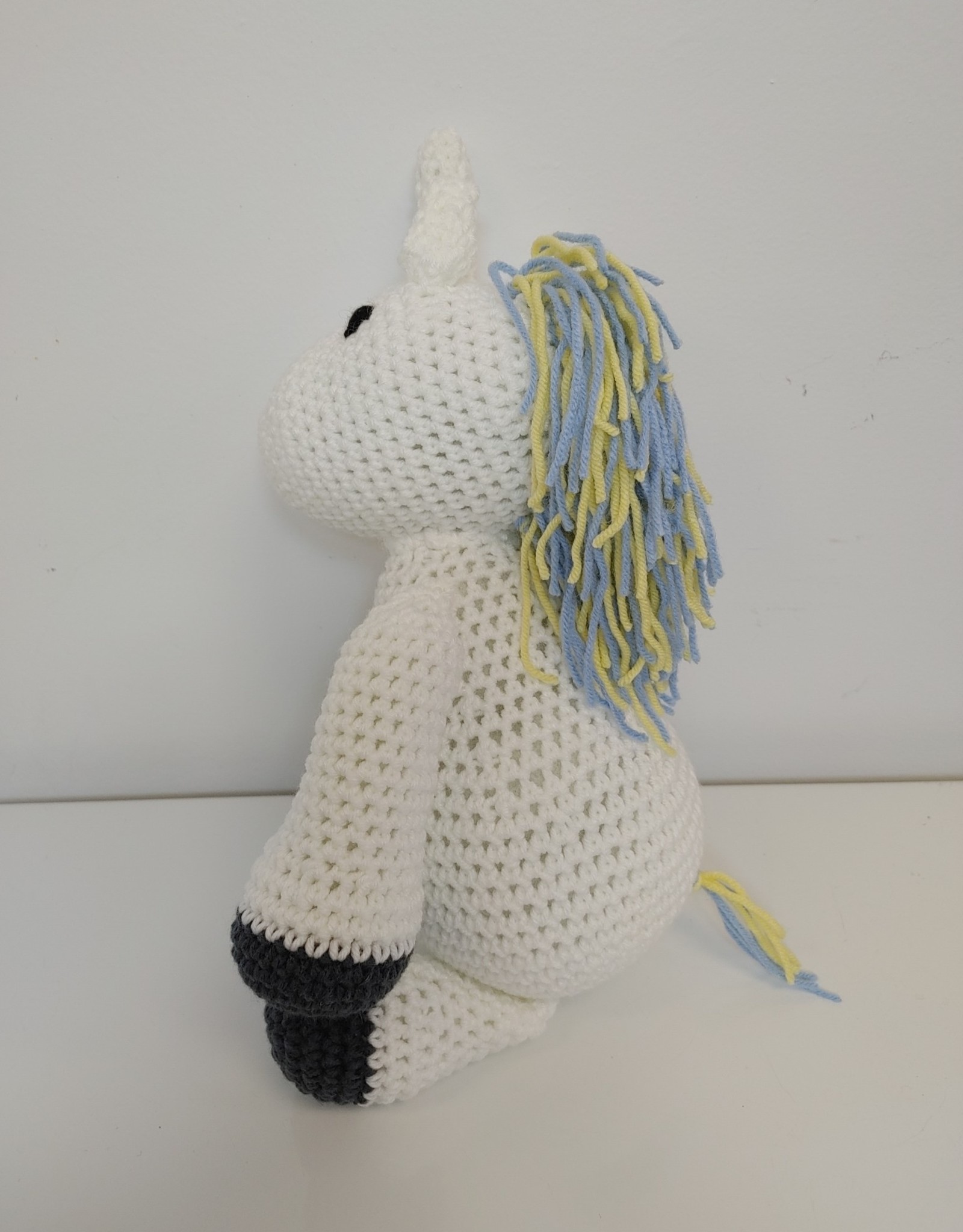 Crocheted Medium Stuffie - Unicorn