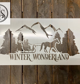 Stencil S0577 - Winter Wonderland