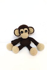 Crocheted Medium Stuffie - Monkey