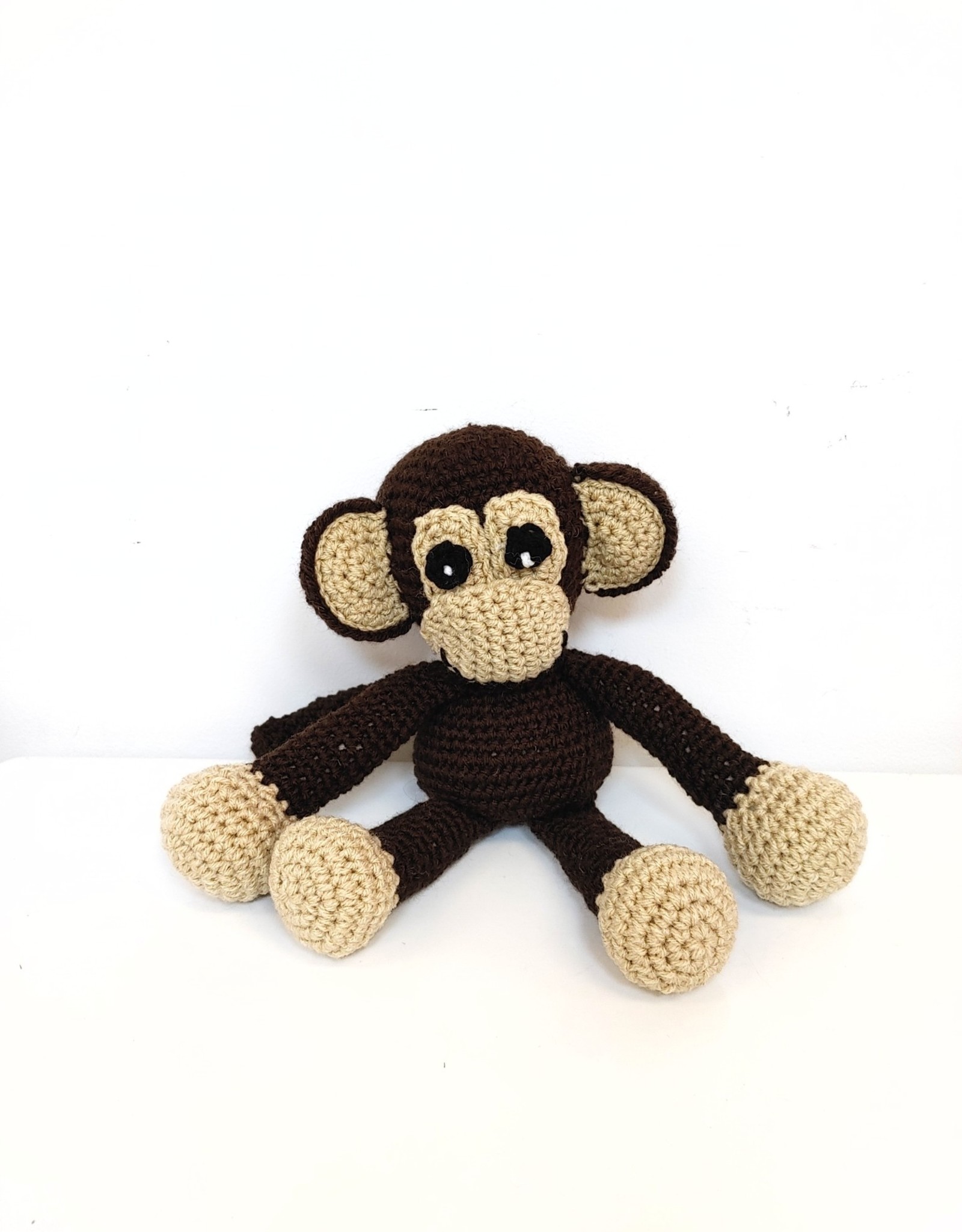Crocheted Medium Stuffie - Monkey
