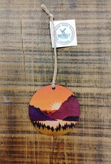 Wood Ornament #c241 - Sunset