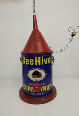 Large Bee Hive Corn Syrup Birdhouse