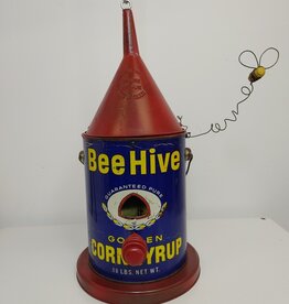 Large Bee Hive Corn Syrup Birdhouse