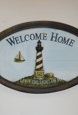 Lighthouse Welcome Home Sign