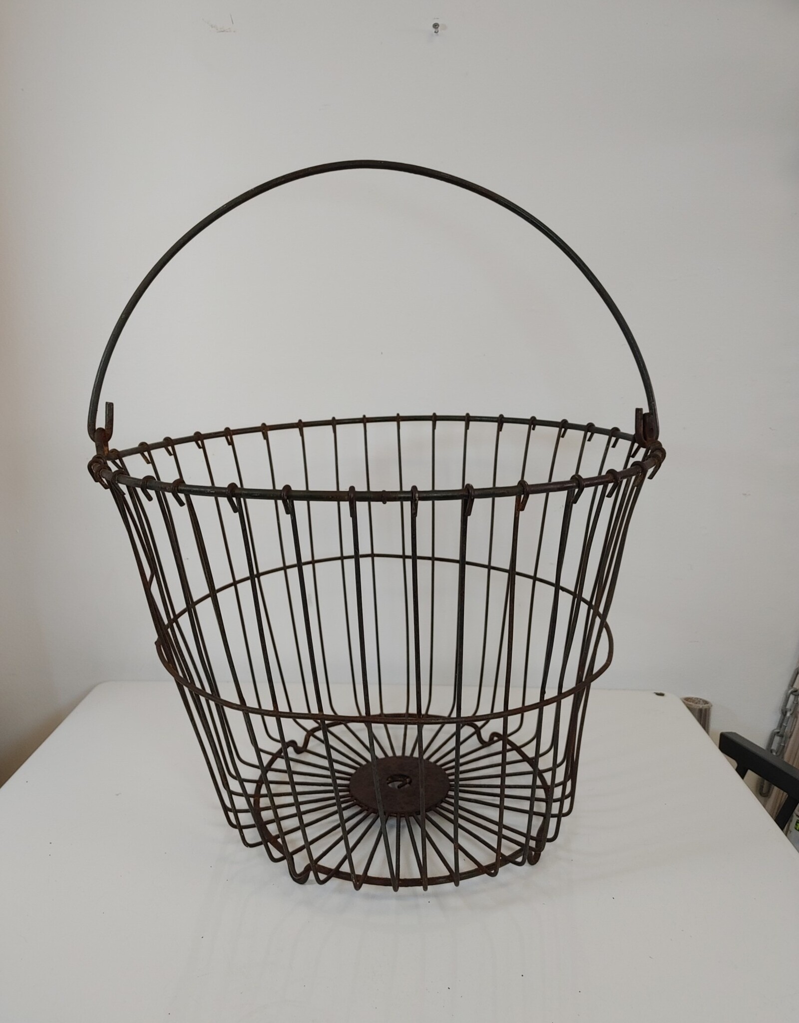 Vintage Wire Egg Basket