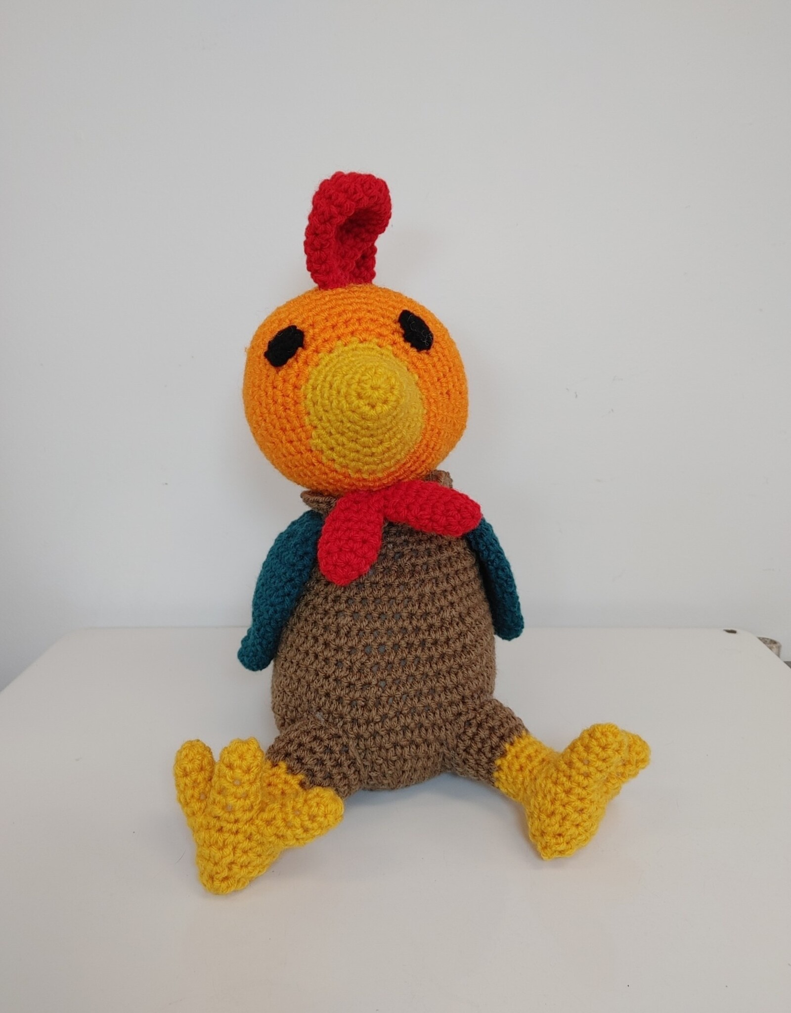 Crocheted Large Stuffie - Rooster