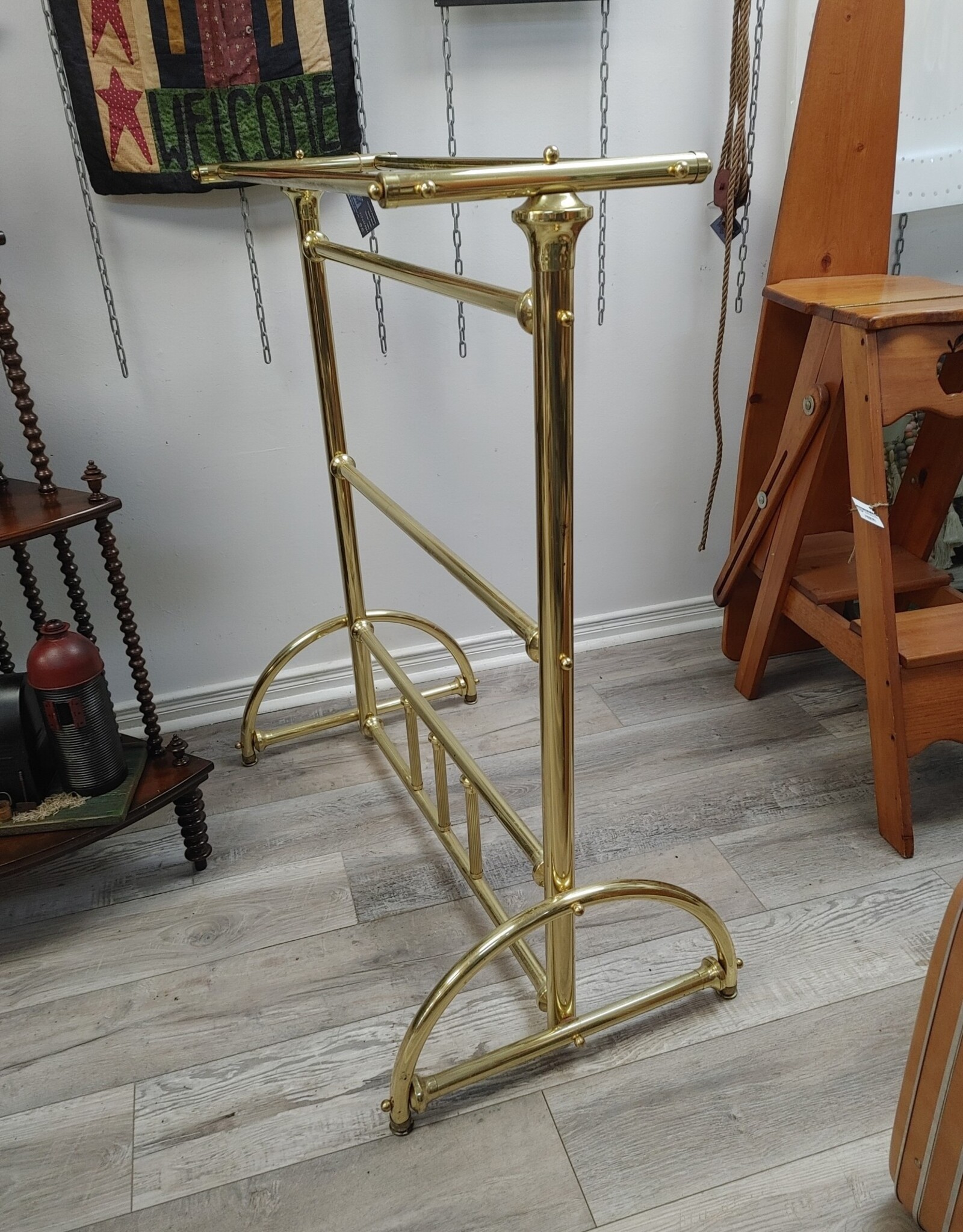 Brass Quilt Stand