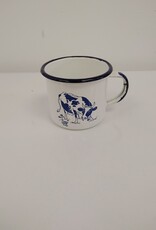 Vintage Enamel Cow Mug - Poland
