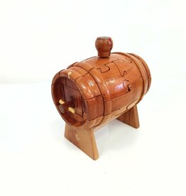 Vintage Wooden Keg Puzzle