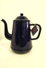 Vintage Blue Enamel Coffee Pot