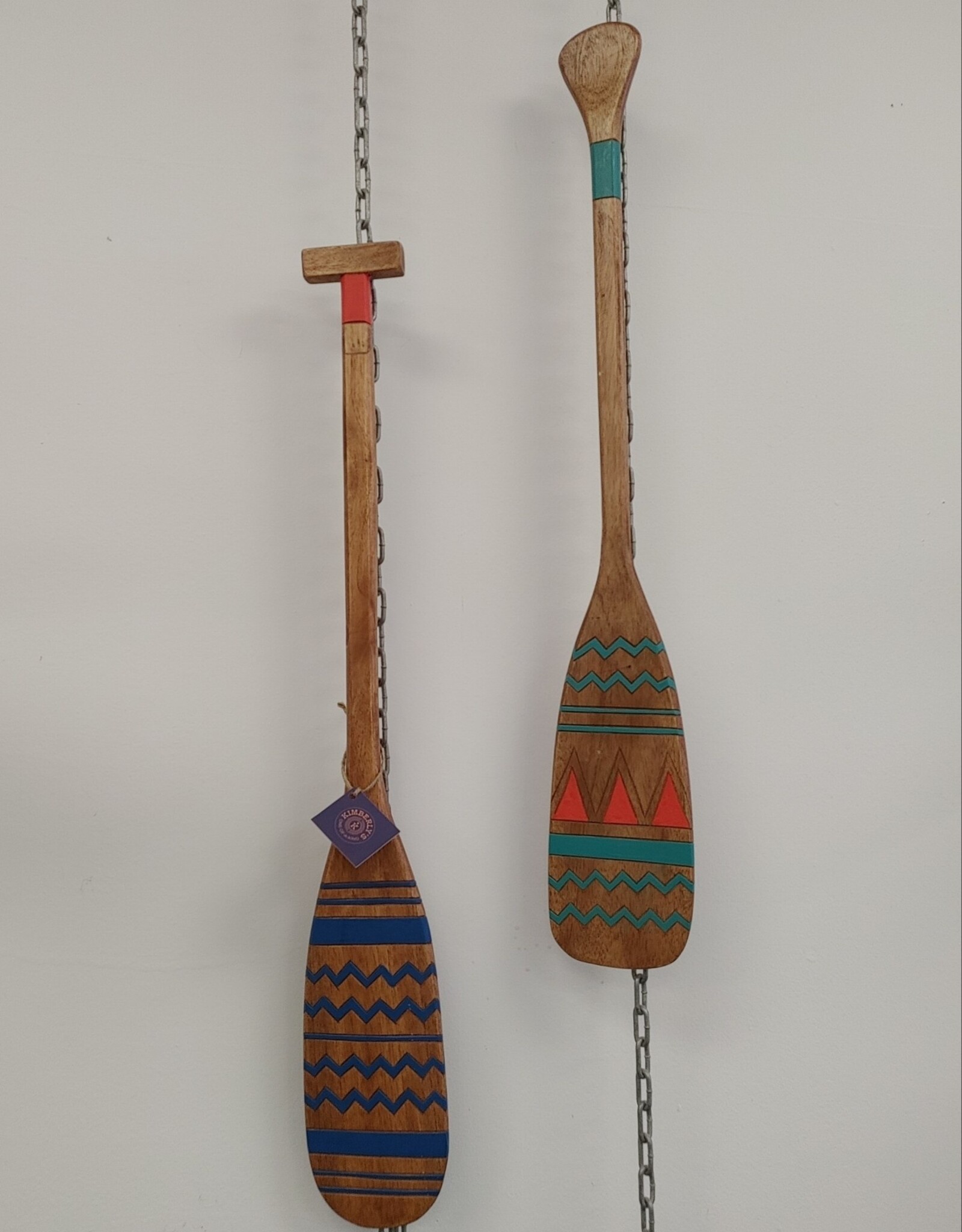 Decorative Wood Paddles - set of 2