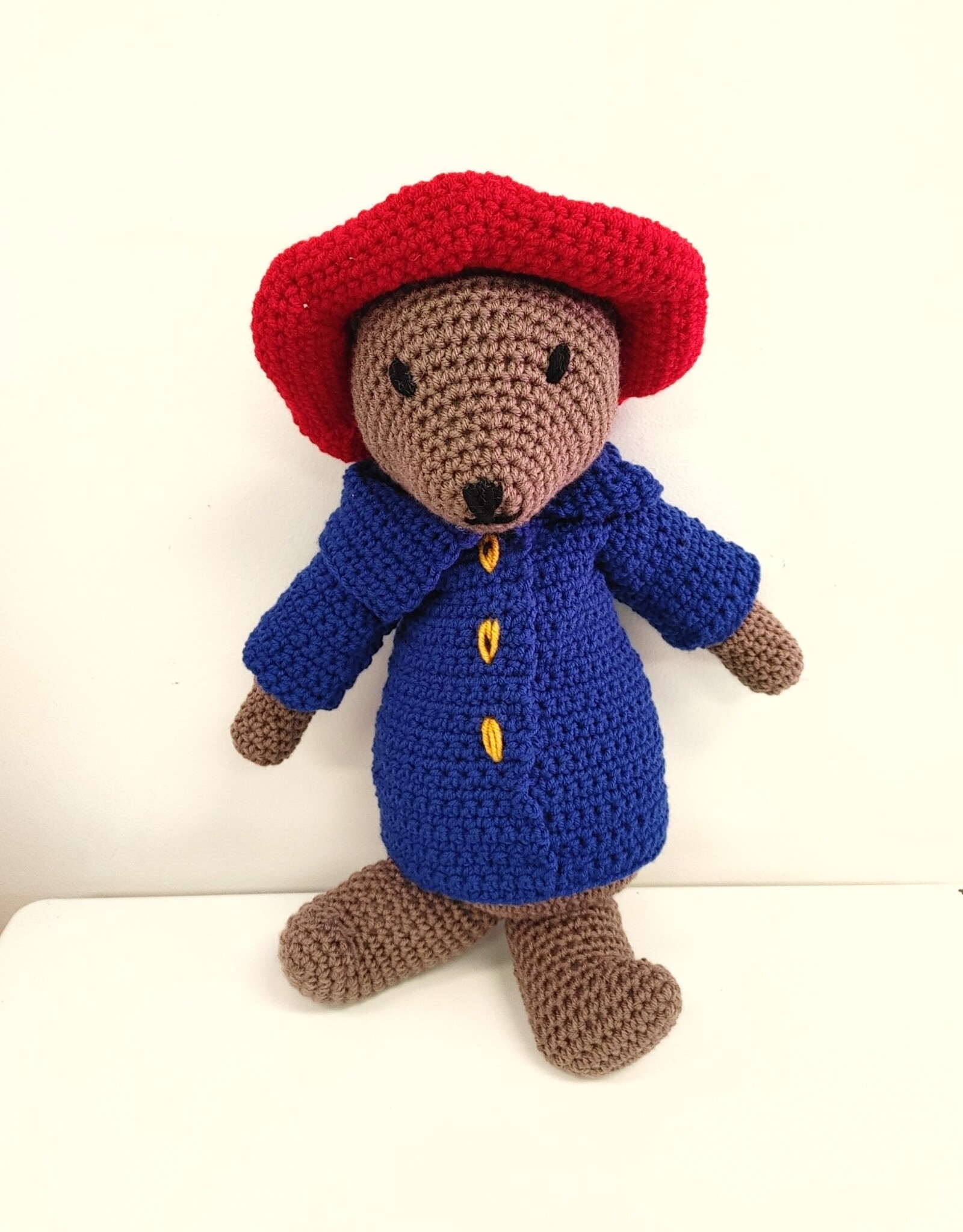 Crocheted Large Stuffie - Paddington Bear