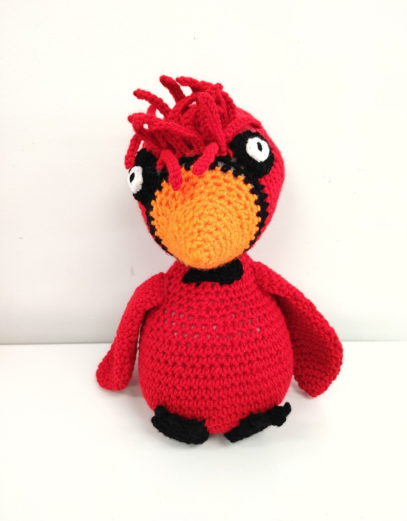 Crocheted Large Stuffie - Cardinal