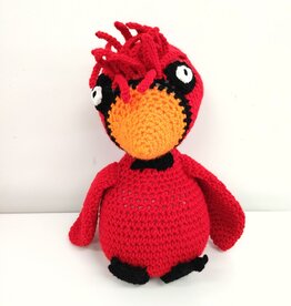 Crocheted Large Stuffie - Cardinal