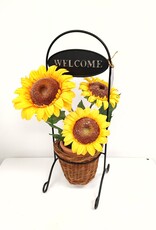 Potted Sunflower Welcome Stand