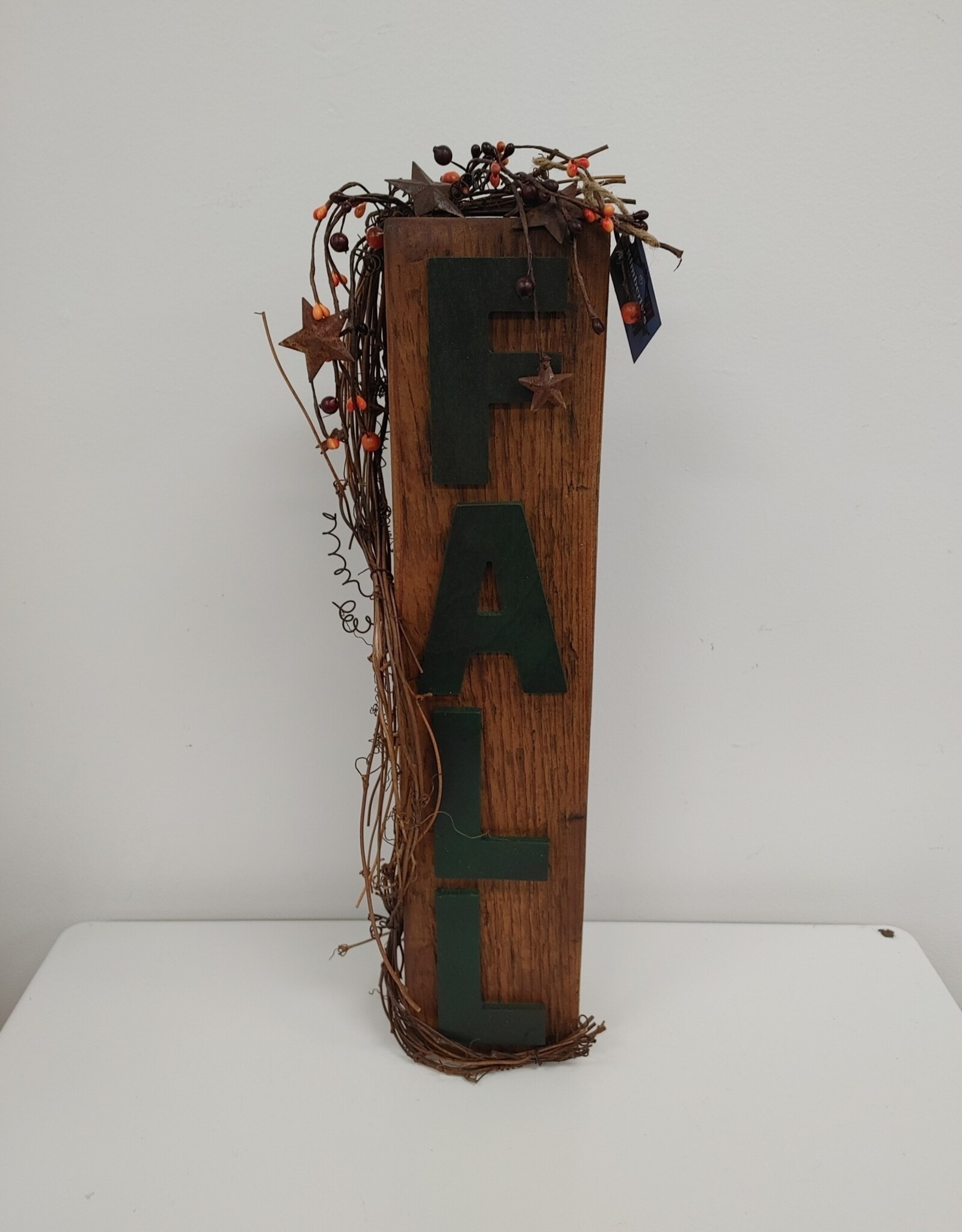 Fall Wooden Post