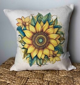 Sunflower Sage Pillow