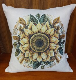 Sunflower Green Pillow
