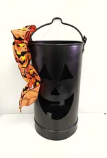 Large Black Vintage Can Pumpkin