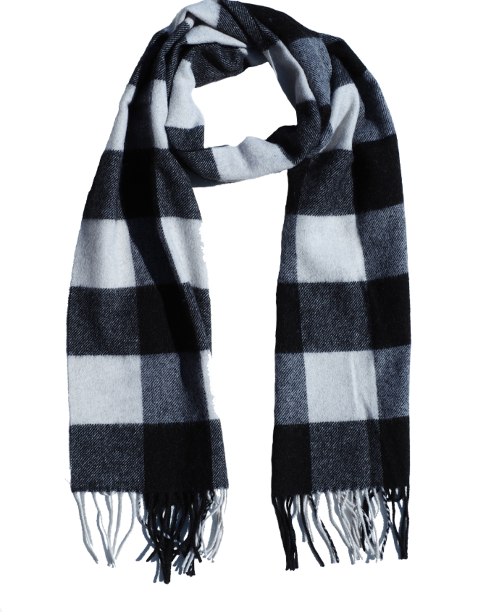 Patrick King Woollens Lambswool Tartan Scarf -